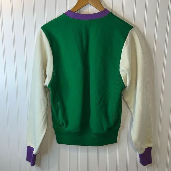 Champion Reverse Weave Callout Oversized Color Block Sweatshirt Size Xsmall - Picture 8 of 12